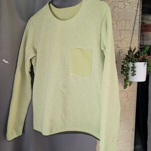 Arc'teryx Lime Green Women's Sweatshirt with Logo Print